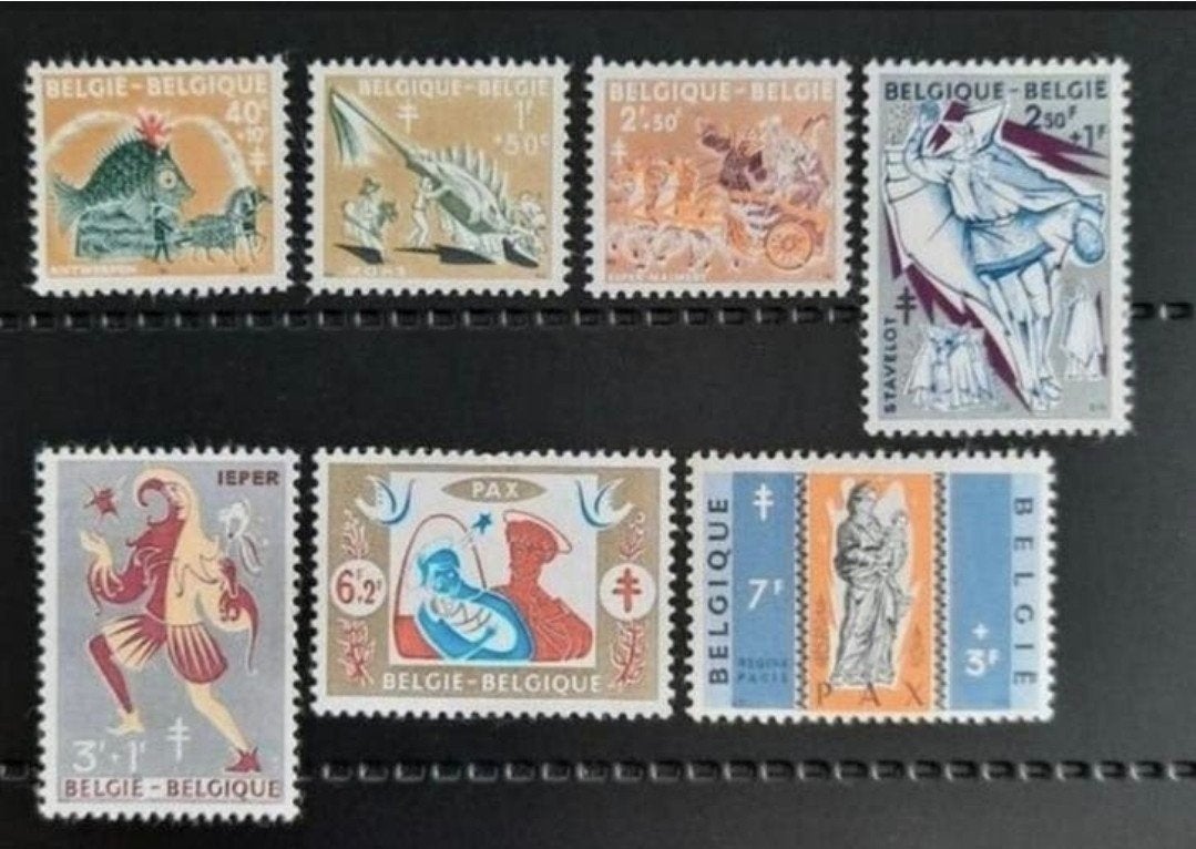Belgique : COB 1114/20 ** Antituberculeux 1959., Timbres & Monnaies, Timbres | Europe | Belgique, Sans timbre, Neuf, Enlèvement ou Envoi