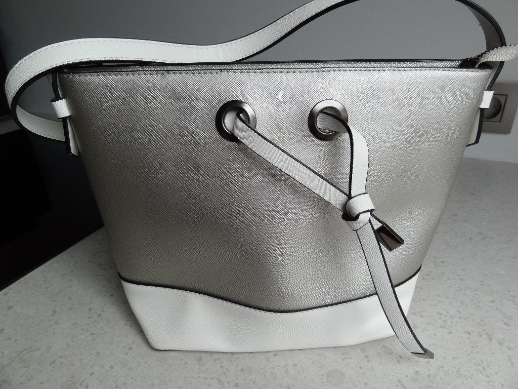 Handtas - Eternel, Handtassen en Accessoires, Ophalen of Verzenden, Zo goed als nieuw, Wit, Handtas