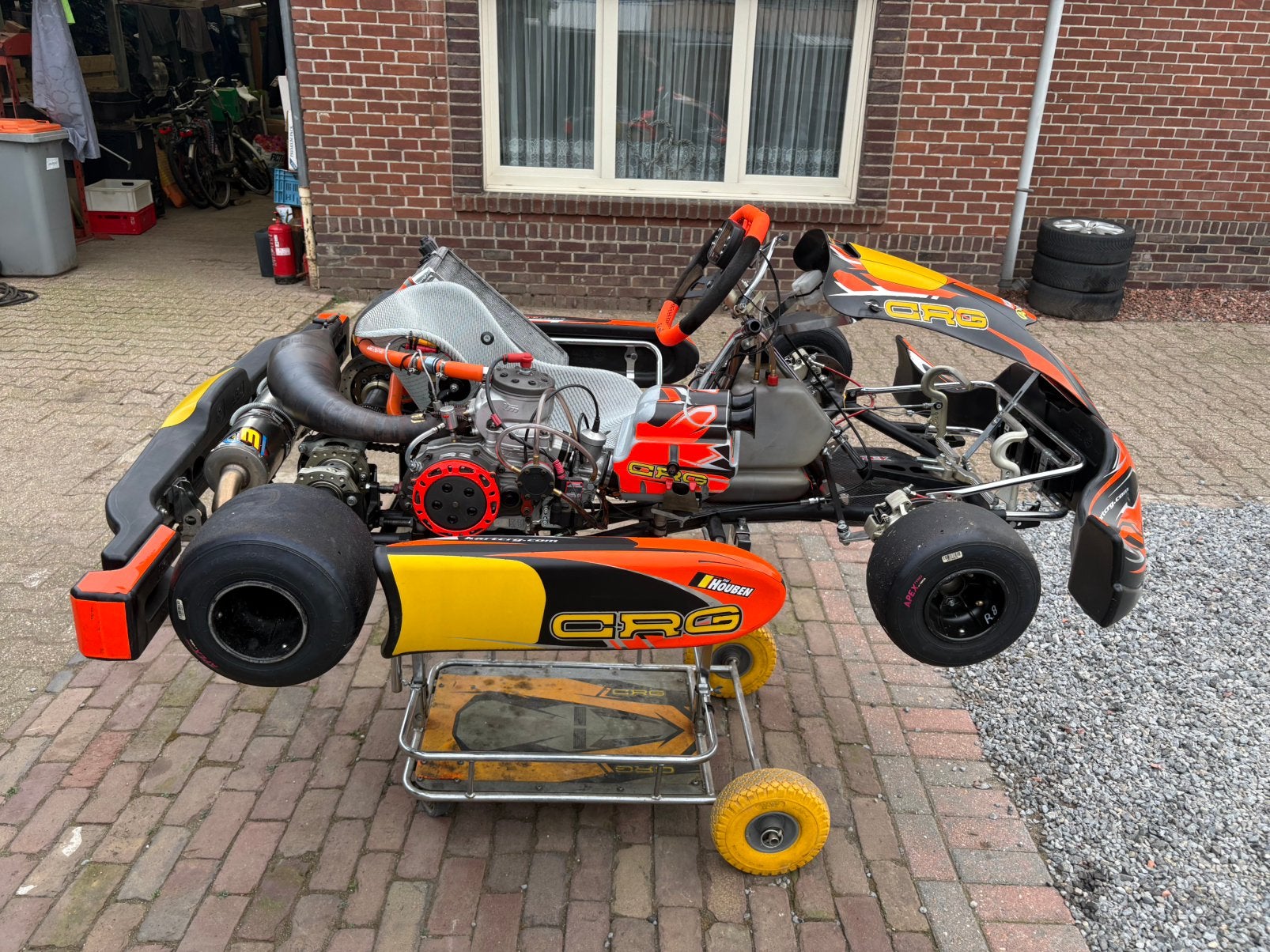 Crg road rebbel 2023 met tm r2 total black, Sports & Fitness, Enlèvement, Utilisé, Kart