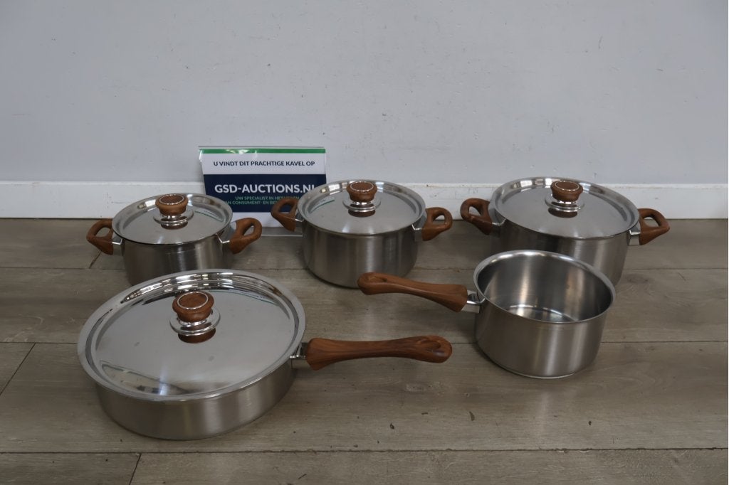 Kookpannenset 5 stuks van BK, Maison & Meubles, Cuisine | Casseroles & Poêles, Niet ingevuld, Inox, Enlèvement ou Envoi, Niet ingevuld