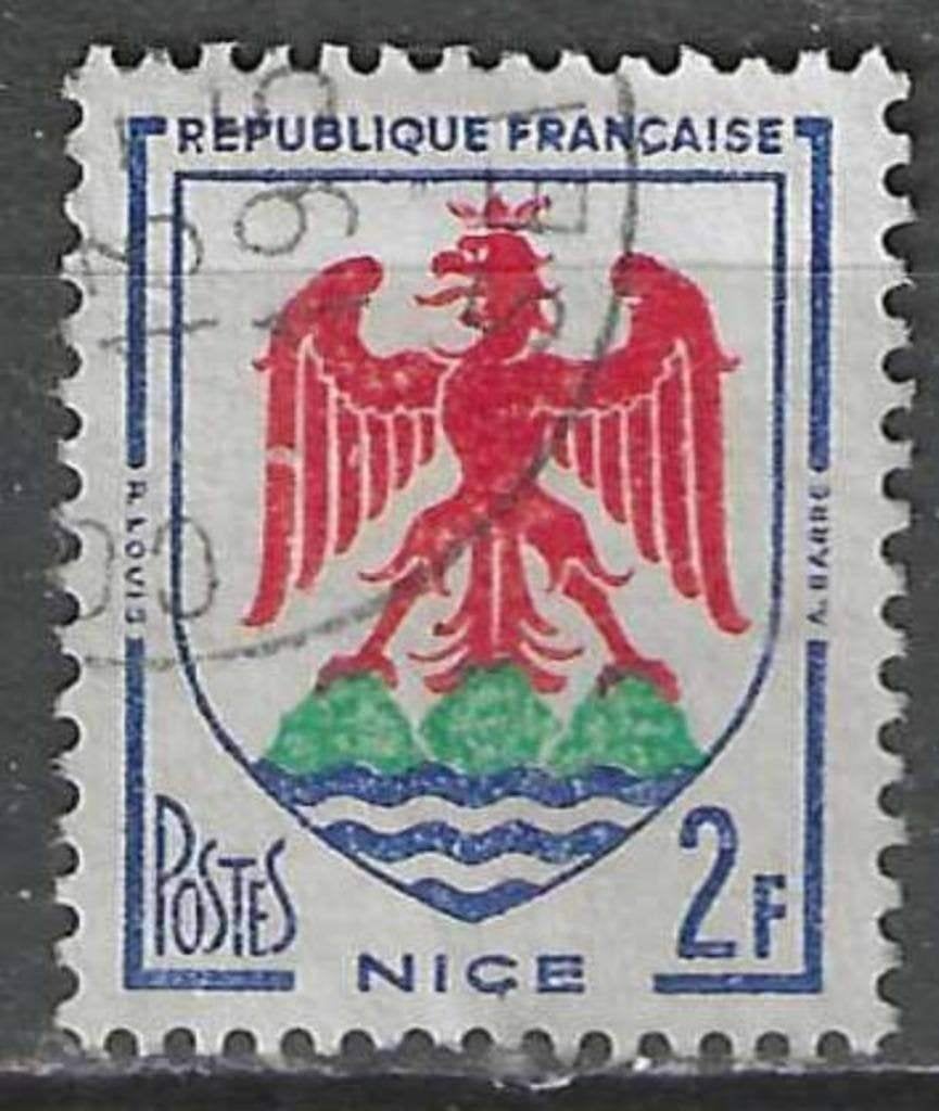 France 1958 - Yvert 1184 - Armoiries des provinces (ST), Envoi, Affranchi