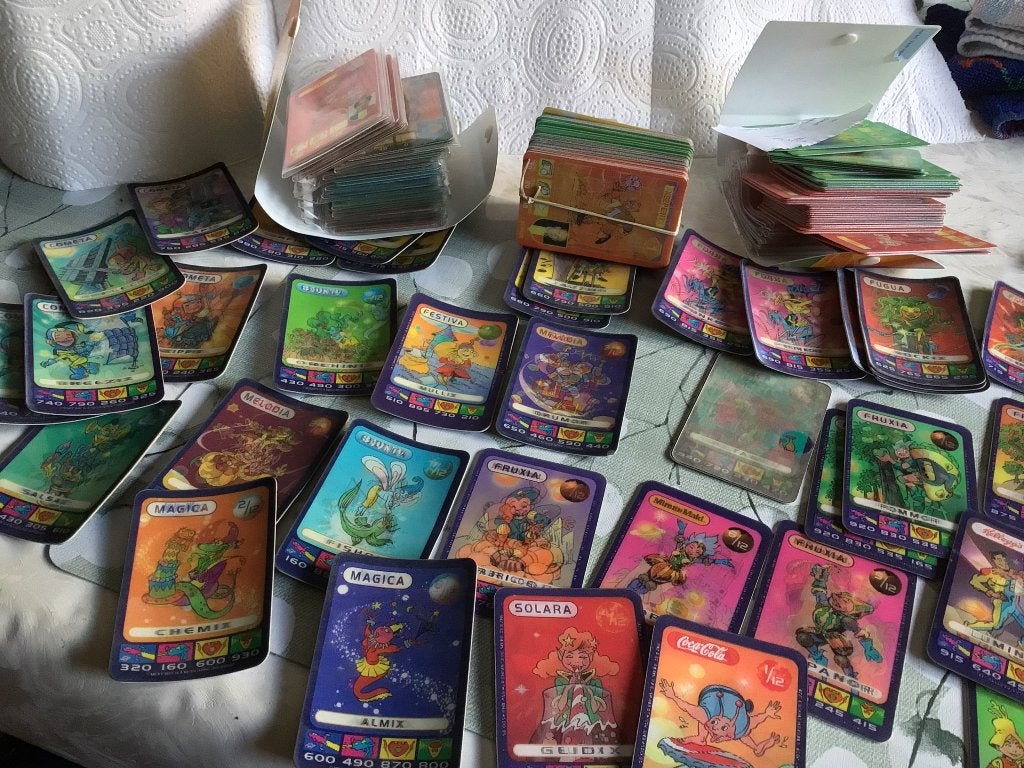 44 Spacix en 149 Diabolix kaarten 1996, Verzamelen, Ophalen of Verzenden