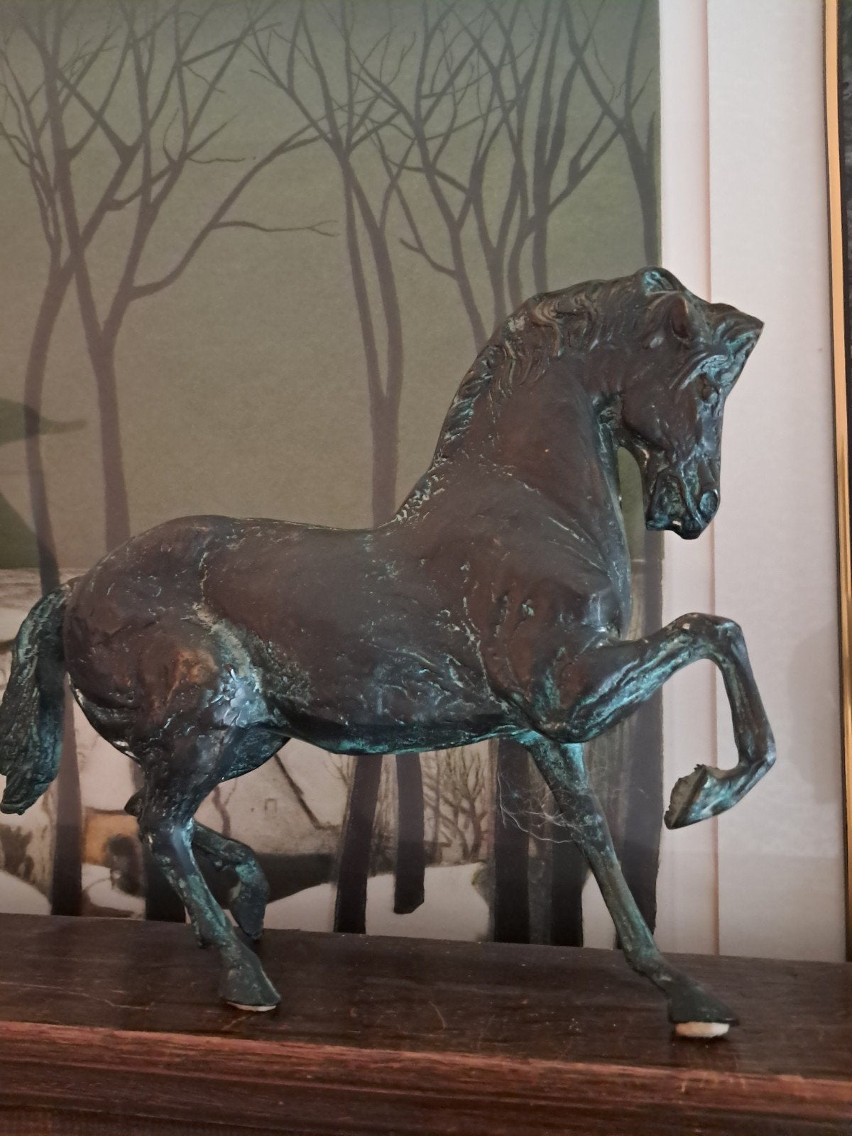 3 oude bronzen paarden, Antiek en Kunst, Ophalen of Verzenden