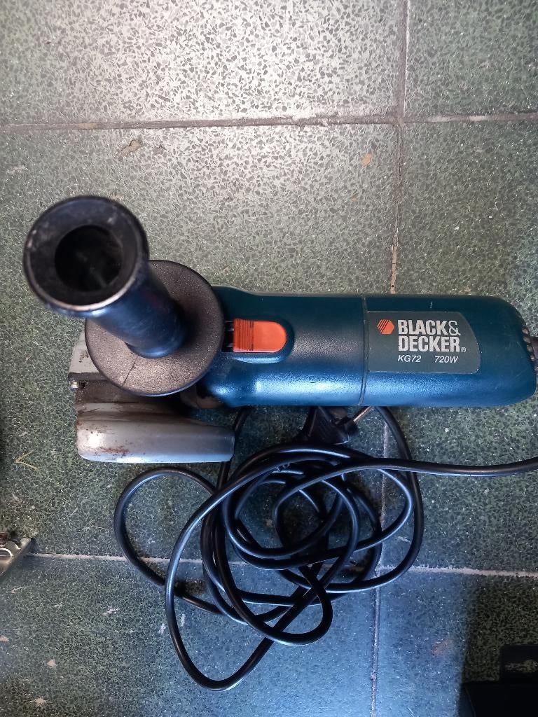 black-decker kleine slijpmachine, Ophalen, Gebruikt, 700 tot 1000 watt, Haakse handslijpmachine