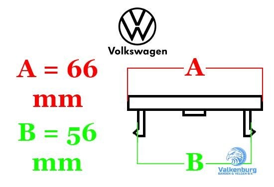 ORIGINELE VW Volkswagen naafkap naafdop zwart, Autos : Divers, -, -, Utilisé, -