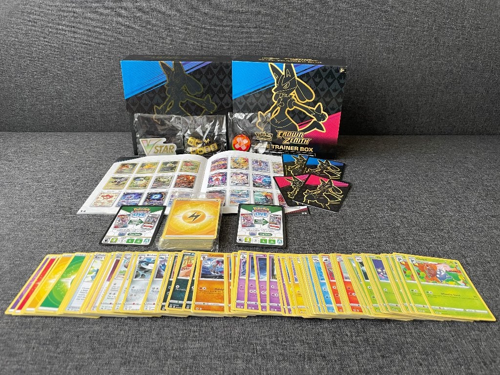 Pokemon Crown Zenith BULK (Elite Trainer box GEOPEND), Enlèvement, Utilisé, Booster box