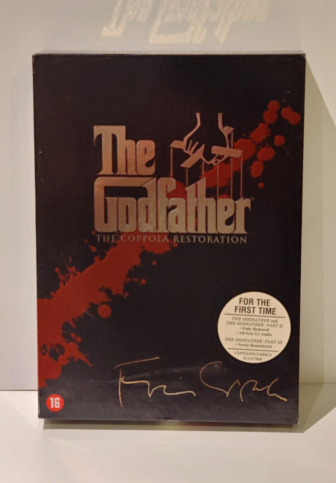 The Godfather Coppola Restoration 5-Disc DVD Boxset Pacino, Cd's en Dvd's, Ophalen of Verzenden