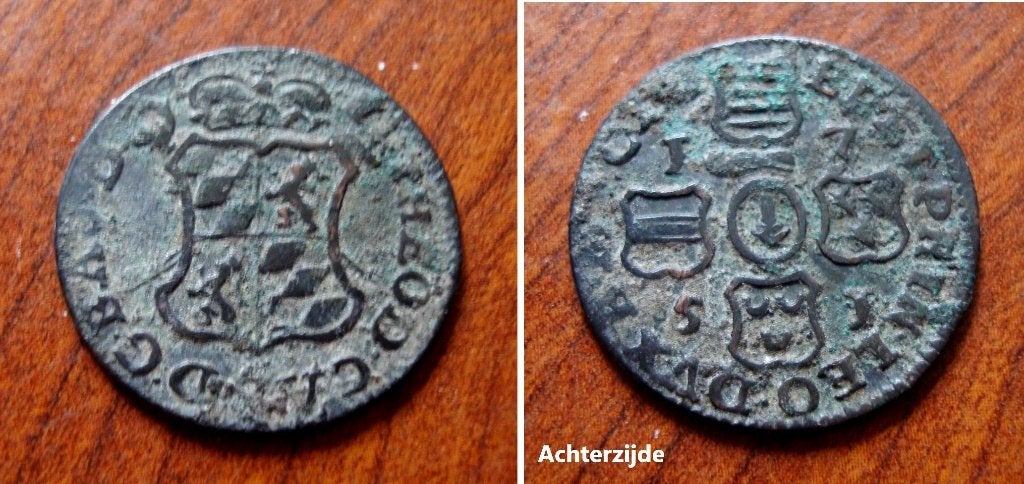 1 Liard Liège Theodoor de Bavière 1751, Timbres & Monnaies, Monnaies | Belgique, Envoi, Bronze, Monnaie en vrac