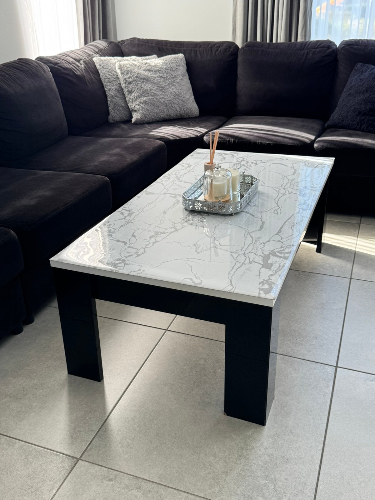 Salontafel te koop, Ophalen, Gebruikt, 100 tot 150 cm, 50 tot 100 cm