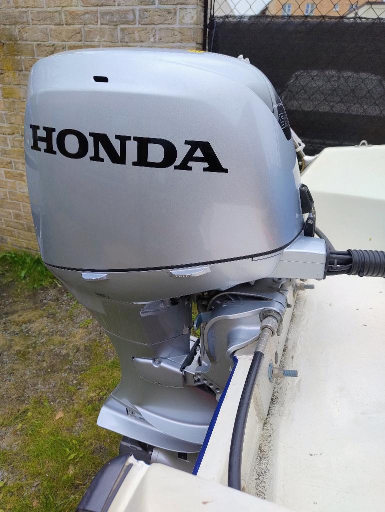 Honda 50pk 4 takt, zo goed als nieuw, Ophalen, Viertaktmotor, Zo goed als nieuw, 30 pk of meer