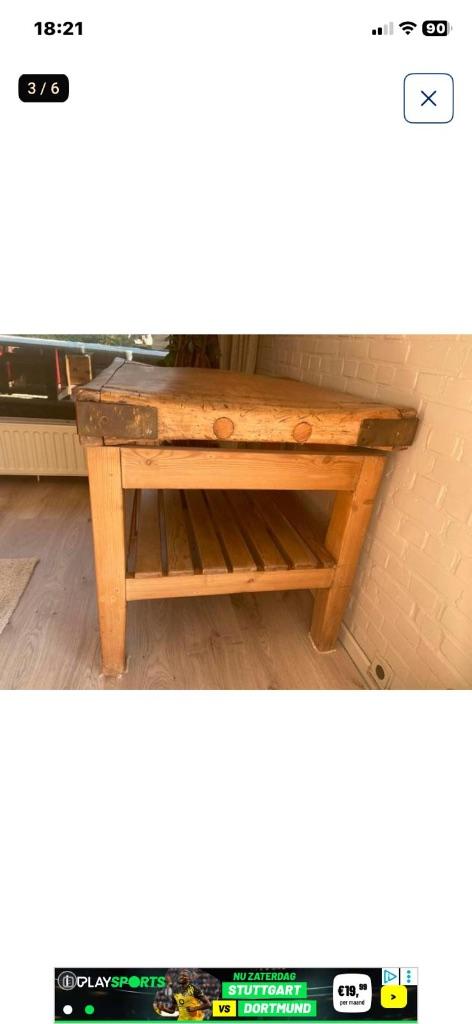 Antieken kapblok, Antiek en Kunst, Antiek | Keukengerei, Ophalen