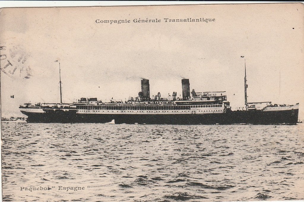 Passagiersschip Espagne, Verzenden
