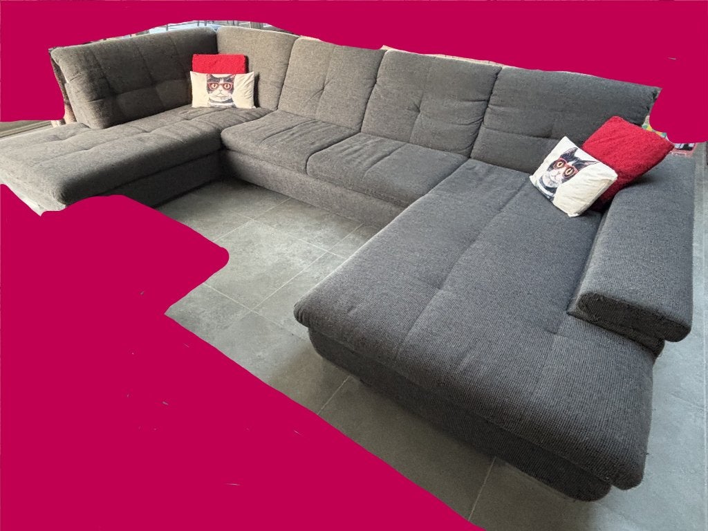 Zetel, Huis en Inrichting, Ophalen, Gebruikt, Hoekbank, 300 cm of meer