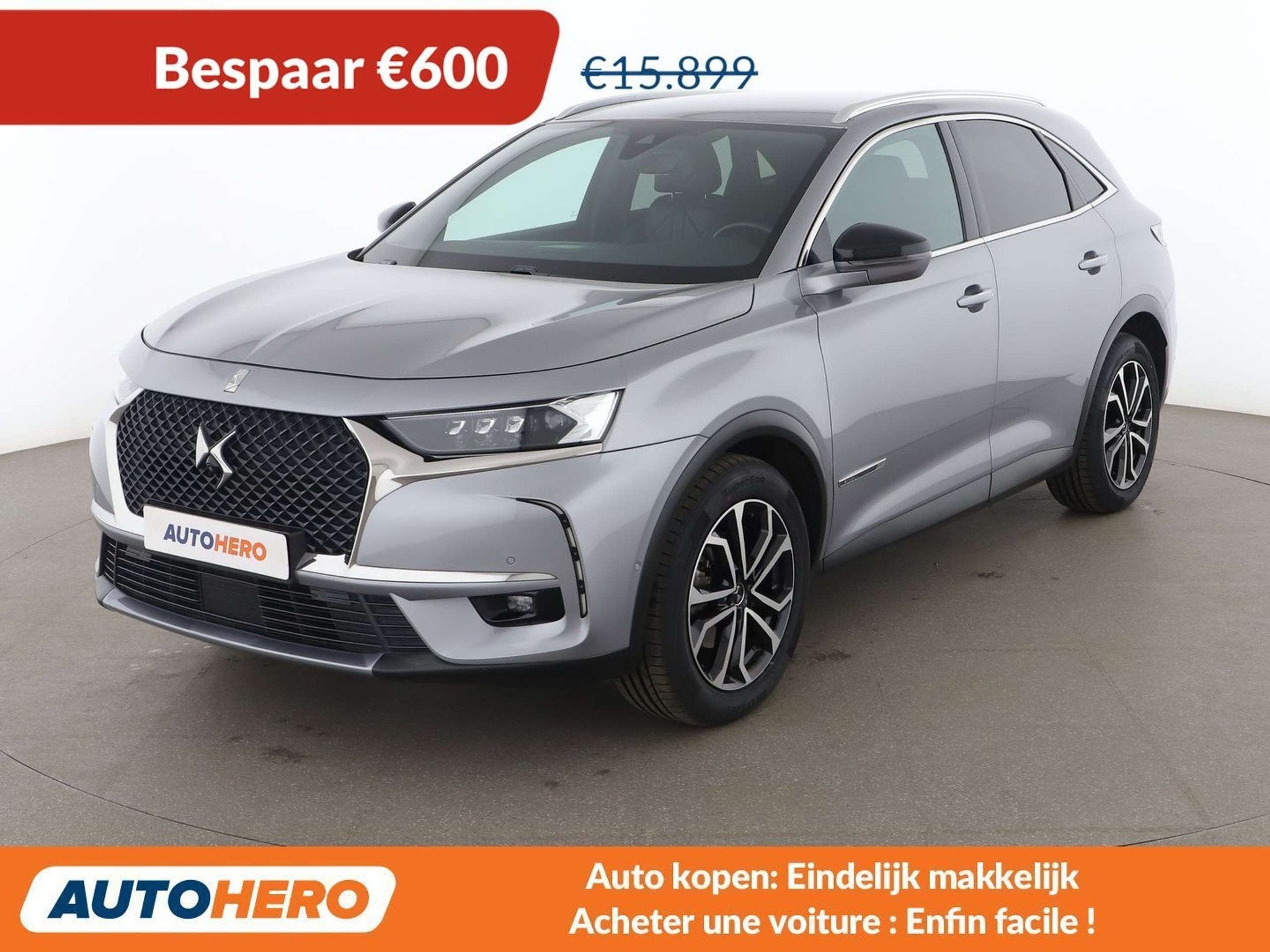 DS Automobiles DS 7 Crossback 1.6 PureTech So Chic, Auto's, DS, Gebruikt, 181 pk, Leder, 5 zetels