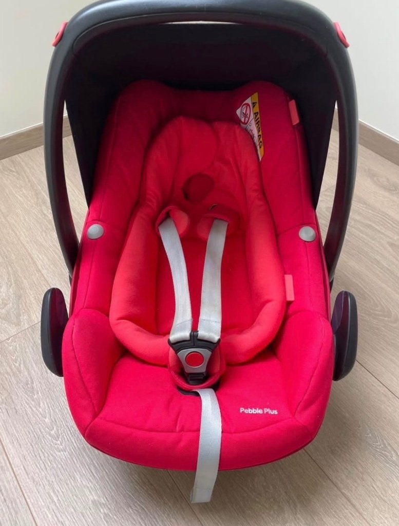 Maxi cosi + voetenbasis en autostoel, Kinderen en Baby's, Autostoeltjes, Ophalen, Gebruikt, Slaapstand, Isofix