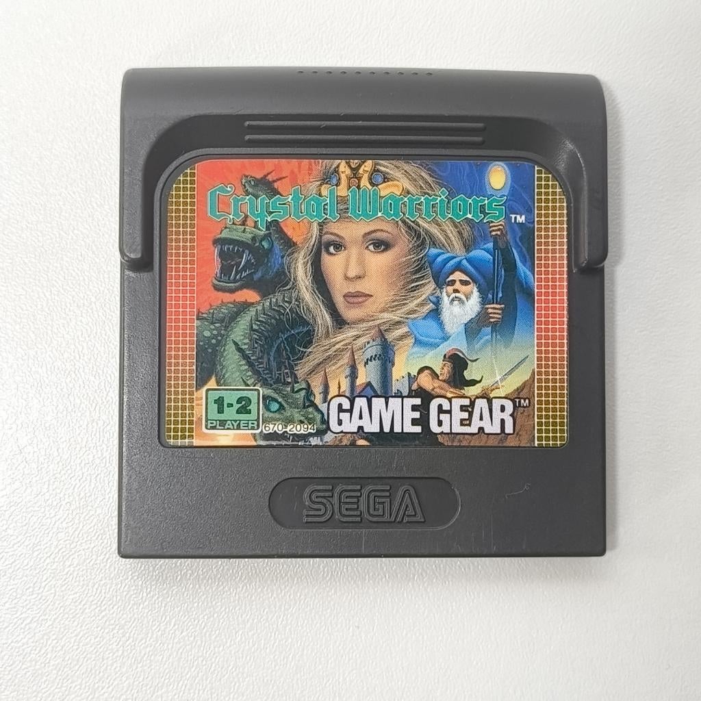 Sega Game Gear - Crystal Warriors - Zeldzame RPG Cartridge, Games en Spelcomputers, Games | Sega, Gebruikt, Game Gear, 2 spelers