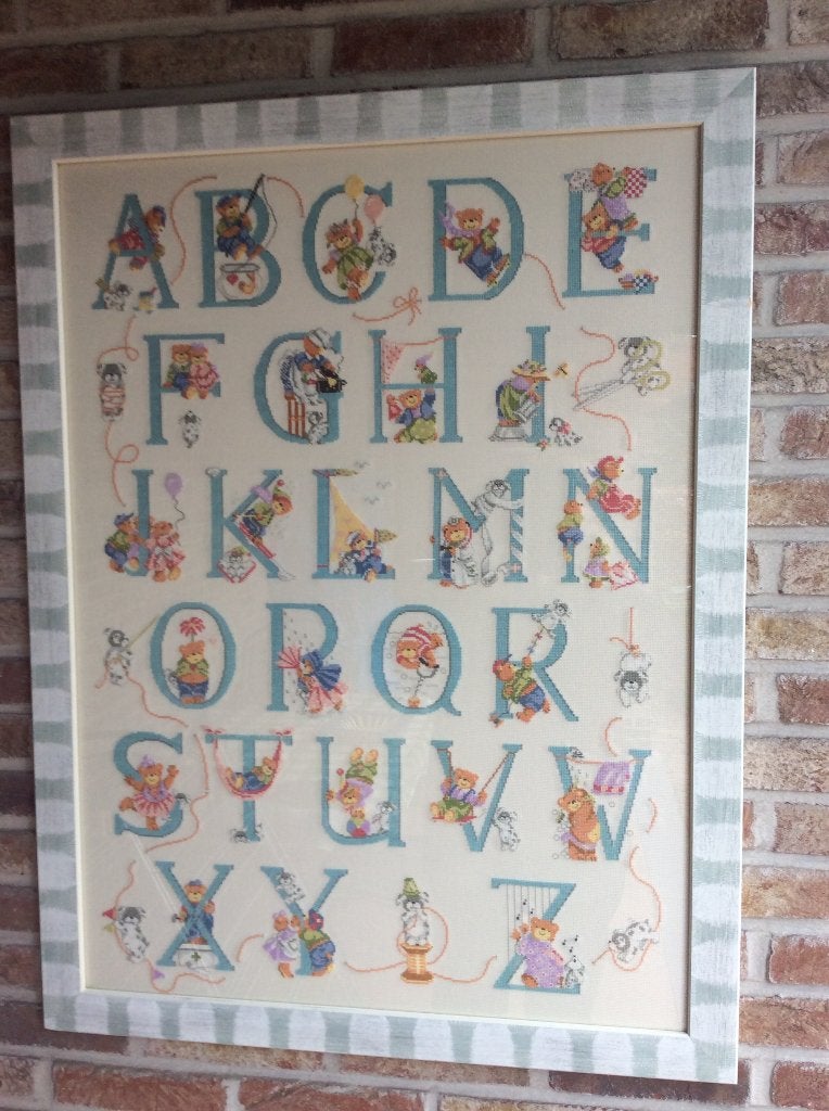 ABC KADER ZO GOED ALS NIEUW 68,5 CM X 90,5 CM, Ophalen of Verzenden, Zo goed als nieuw
