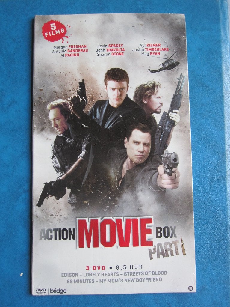 Action Movie Box 1 (5 films sur 3 disques) neuf dans la boît, Action, Enlèvement ou Envoi, Anglais, Digipak