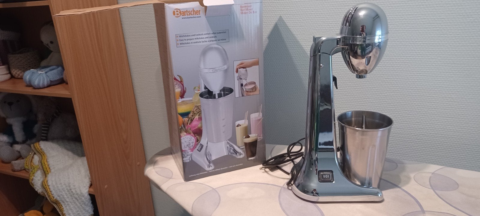 Milkshake, smoothie, cocktailmaker  zo goed als nieuw, Enlèvement