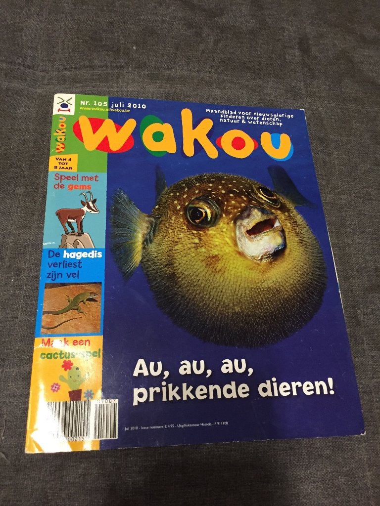 Wakou Magazine, Boeken, Kinderboeken | Kleuters, Ophalen of Verzenden, Zo goed als nieuw, Jongen of Meisje