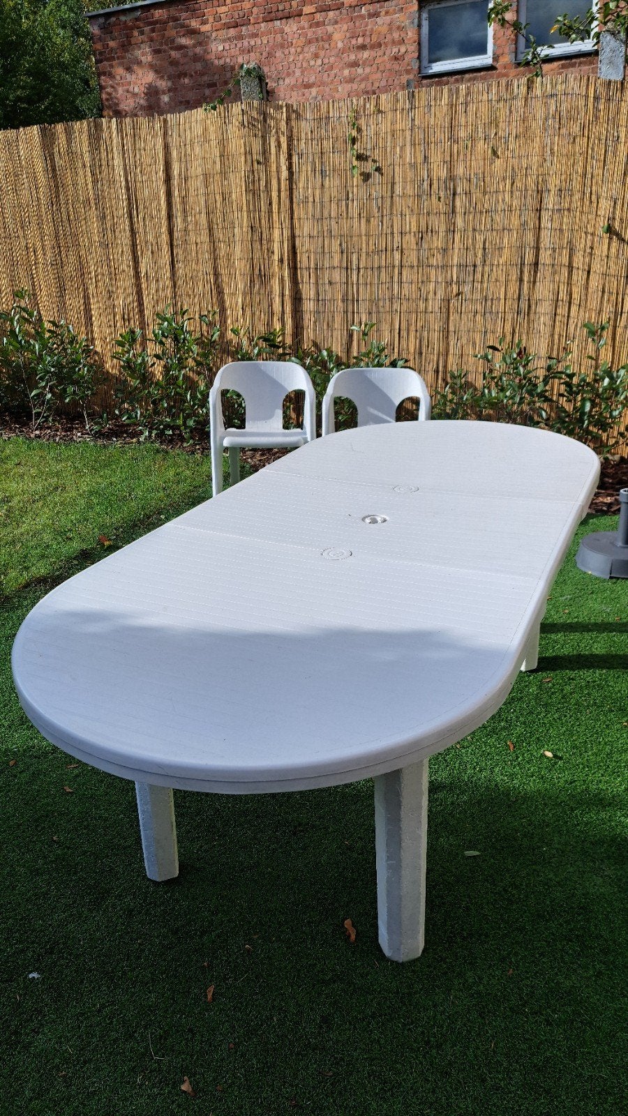 Chaises et table de jardins, Jardin & Terrasse, Enlèvement, Utilisé, Plastique