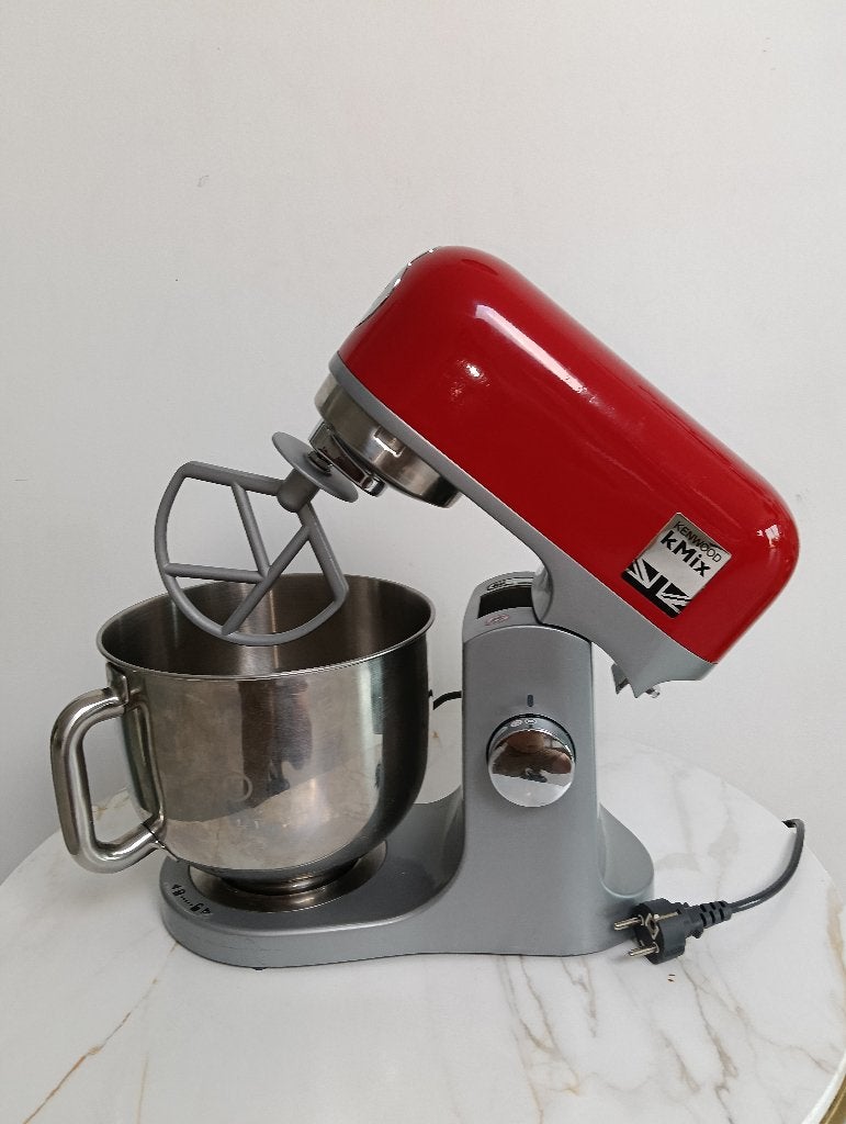 Robot pâtissier Kenwood KMX75 -Bol 5L - Rouge - Comme neuf, Electroménager, 4 litres ou plus, Enlèvement ou Envoi, Comme neuf
