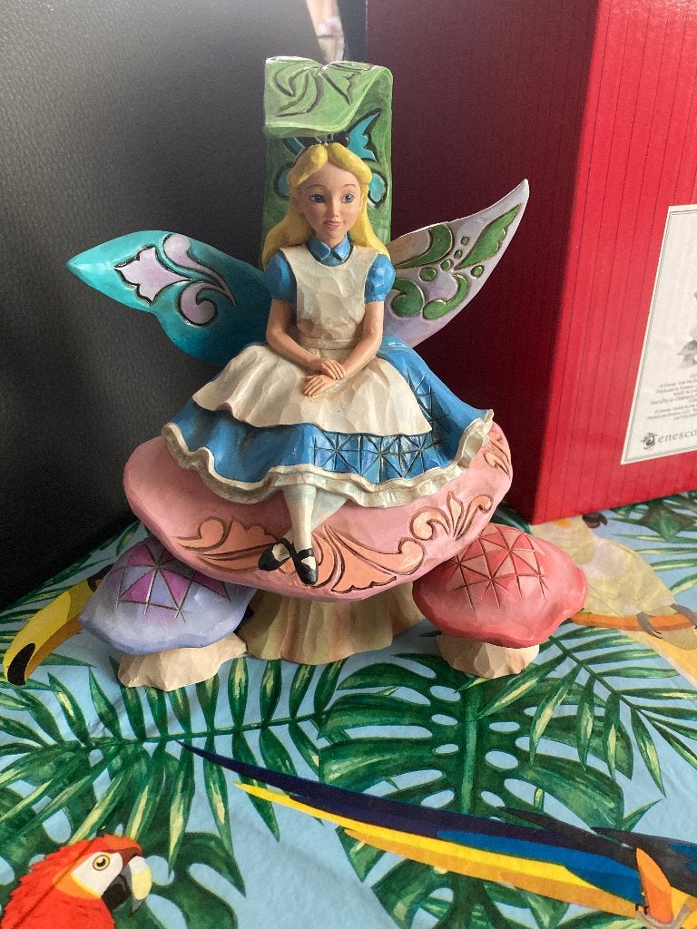 Disney Traditions - Alice & Caterpillar Set of 2 - retired, Collections, Disney, Neuf, Statue ou Figurine, Autres personnages