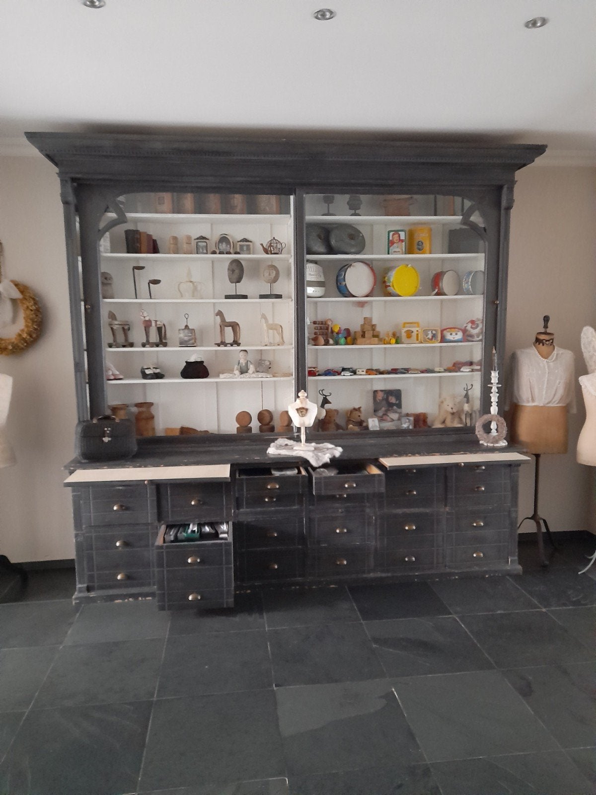 oude apotheek kast, Ophalen