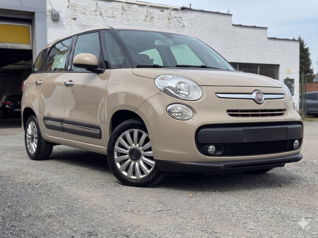 Fiat 500L 0.9 TwinAir CNG (2014) – État Impeccable, Autos, Fiat, Cuir, Euro 5, Beige, Boîte manuelle