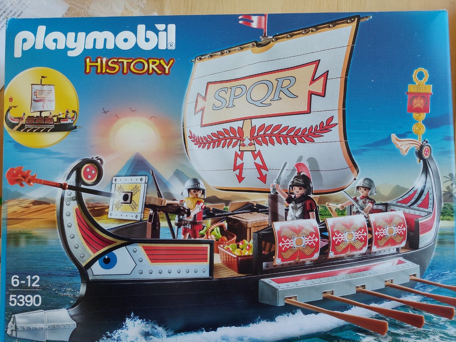 Playmobil La galère romaine, Historique, Bateau, Enlèvement, Utilisé