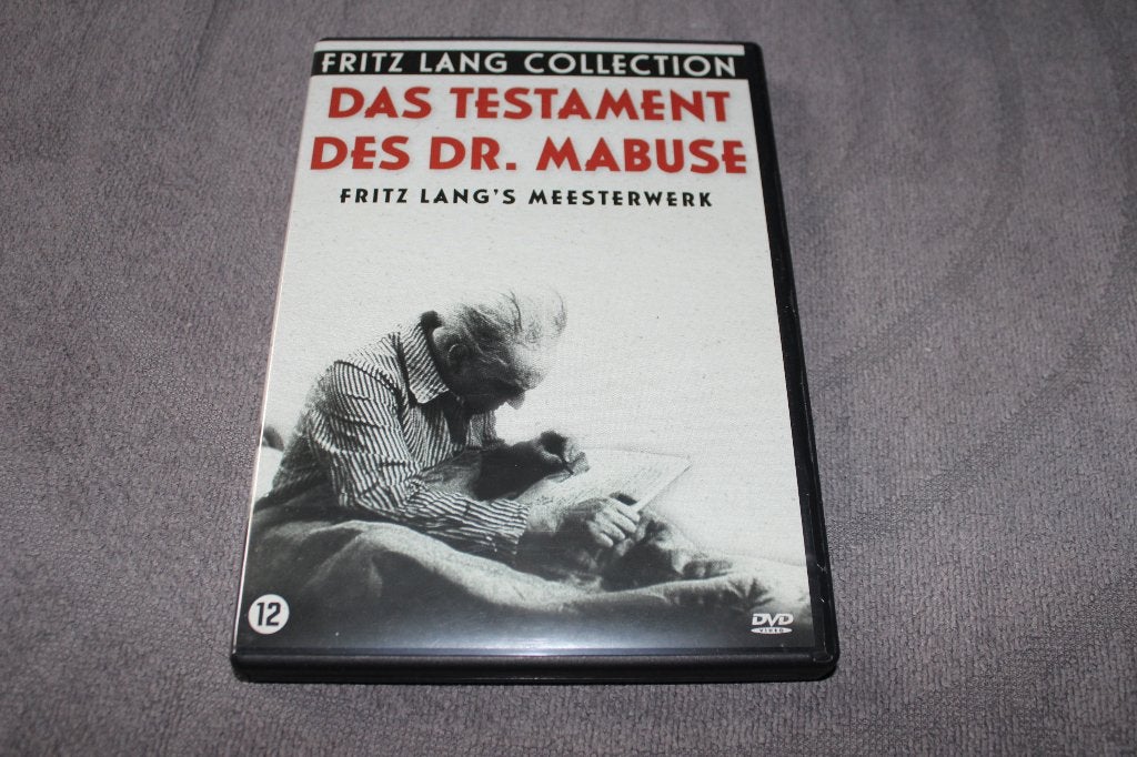 DVD Das Testament des Dr Mabuse, CD & DVD, Thrillers et Policier, Enlèvement ou Envoi, Avant 1940, Néerlandais