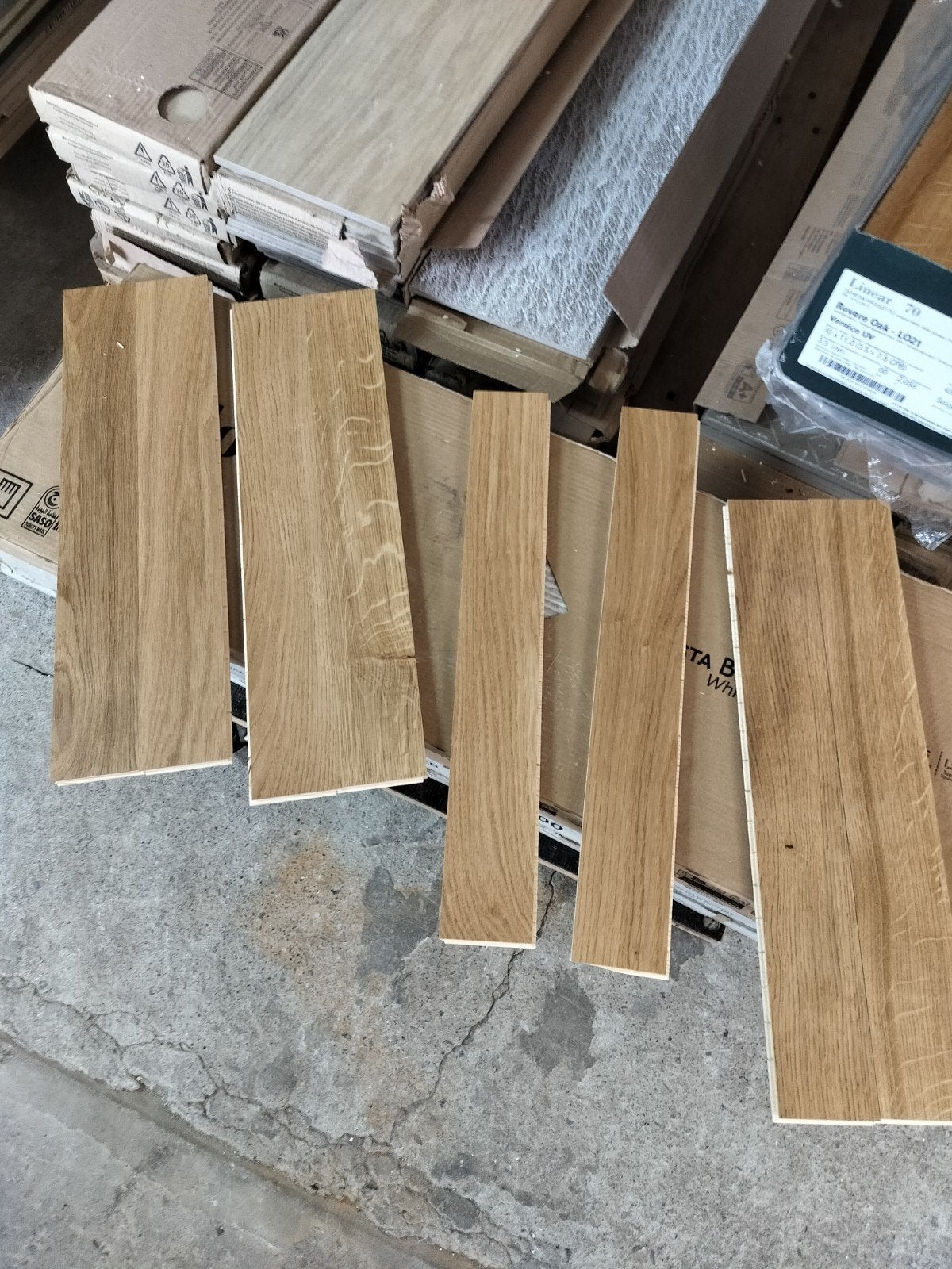 parquet semi massif, Enlèvement, Parquet