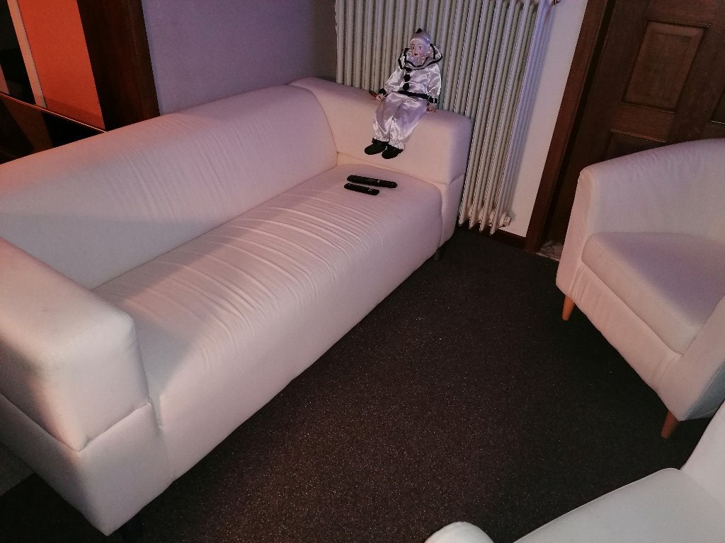 Bankstel met kuipzeteltjes, 75 à 100 cm, 125 cm ou plus, Comme neuf, Enlèvement