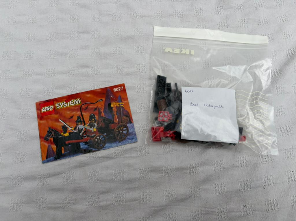 Lego 6027 bat lord’s catapult, Ophalen of Verzenden, Zo goed als nieuw