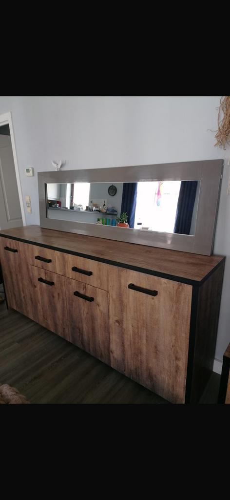 Buffet enfilade moderne avec miroir, Enlèvement ou Envoi