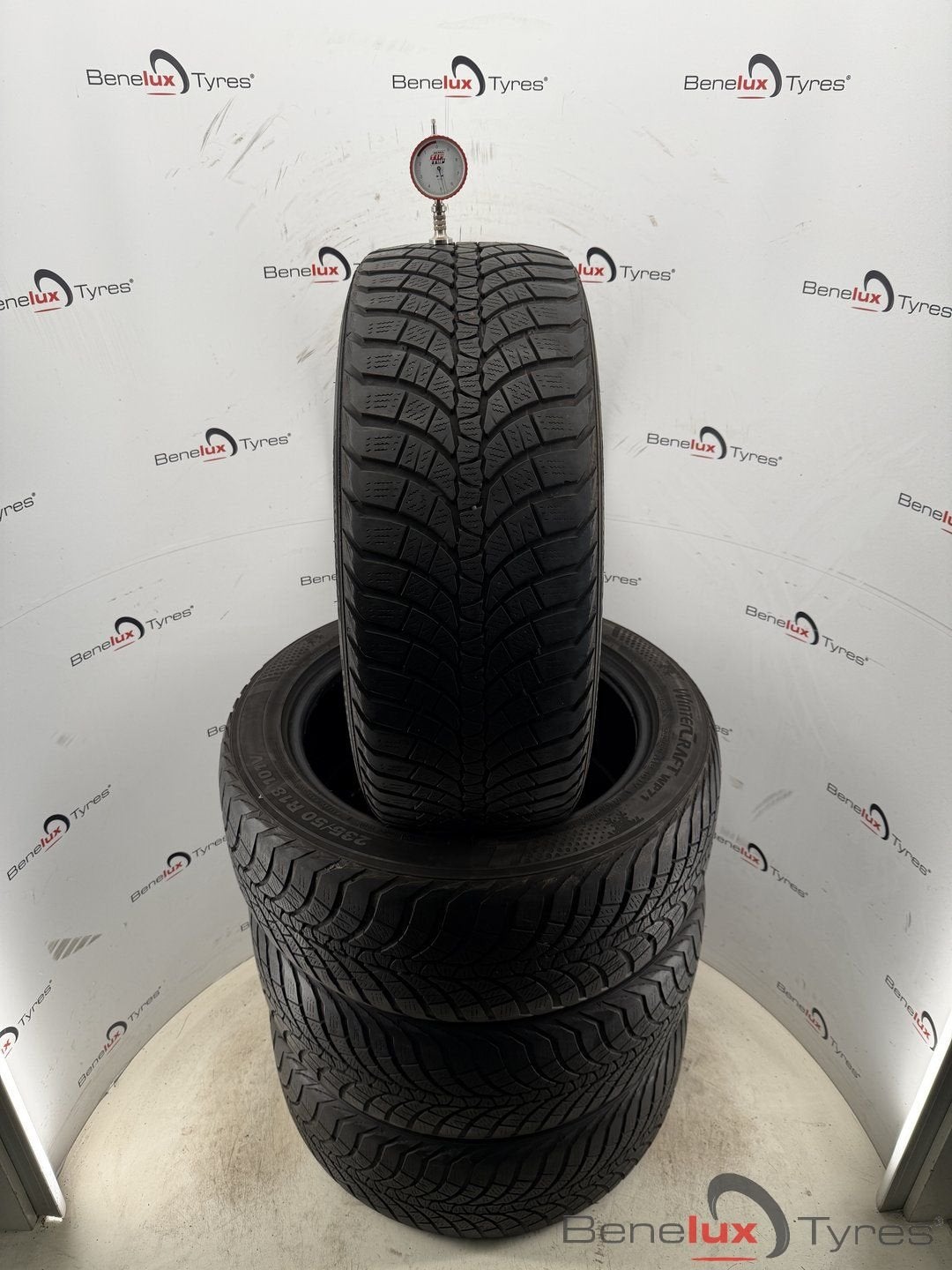 winter 235/50R18 101V Kumho 235/50 R18 235/50/18 2355018, Auto-onderdelen, Banden en Velgen, 18 inch, Gebruikt, -, -