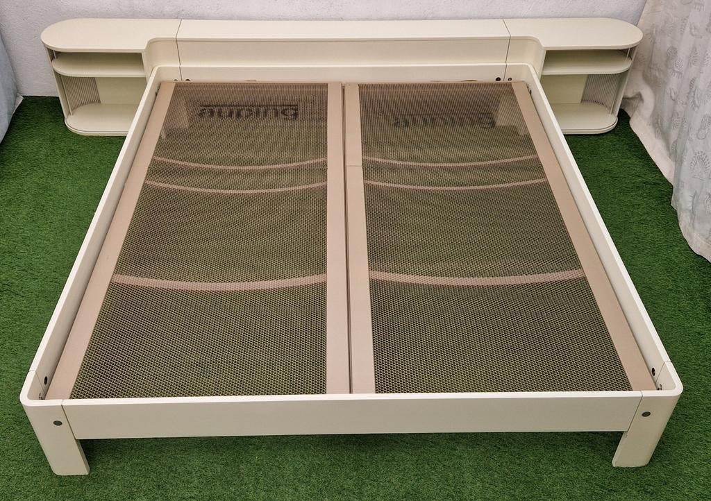 Auping Auronde Bed 180x200cm met Achterwand en Nachtkastjes, Enlèvement ou Envoi