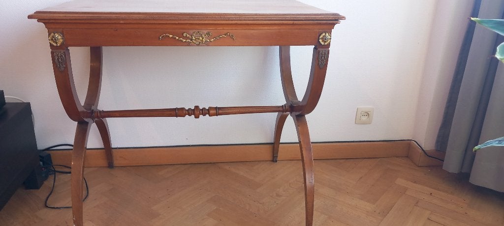 PETITE TABLE CONSOLE DE STYLE EMPIRE, Antiquités & Art, Enlèvement