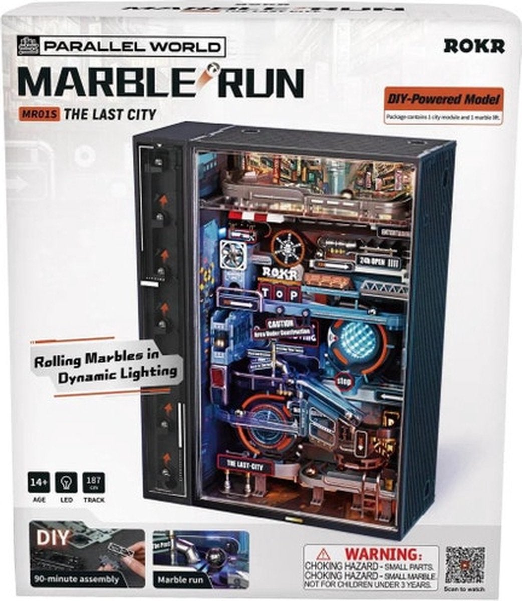 ROKR Marble Run - The Last City - DIY Modelbouw Kit, Ophalen of Verzenden, Nieuw
