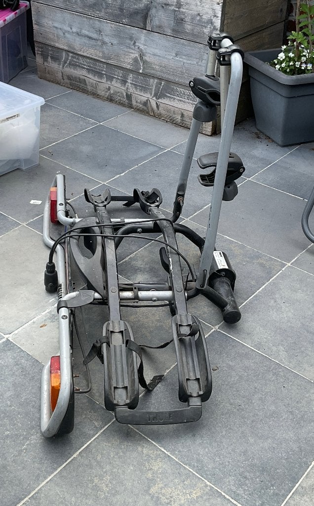 Fietsendrager voor auto voor 2 fietsen, Ophalen, Zo goed als nieuw, Brede banden, 2 fietsen