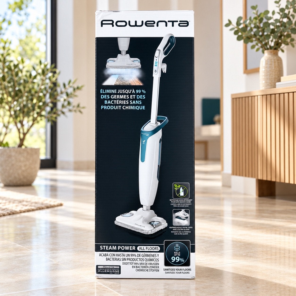 Rowenta stoomzwabber, Ophalen, Nieuw