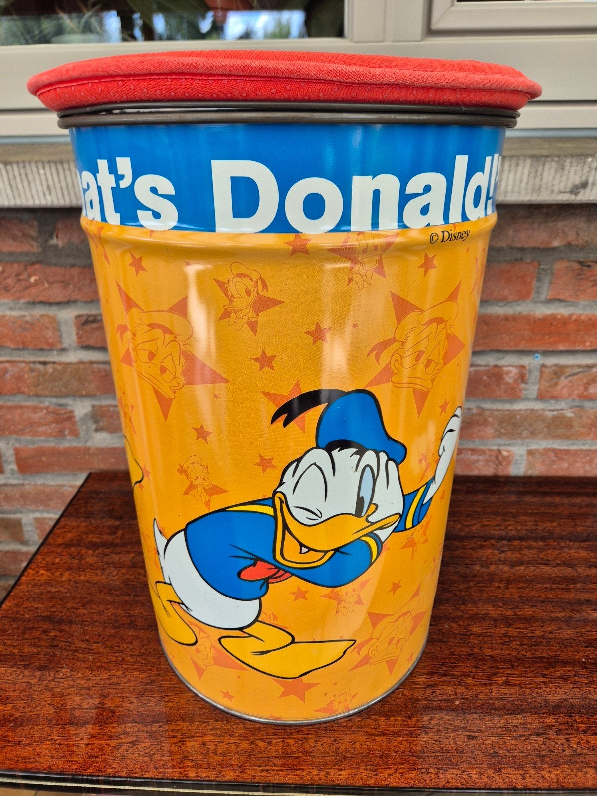 Poubelle Donald, Disney, Maison & Meubles, Accessoires pour la Maison | Poubelles, Enlèvement, Métal