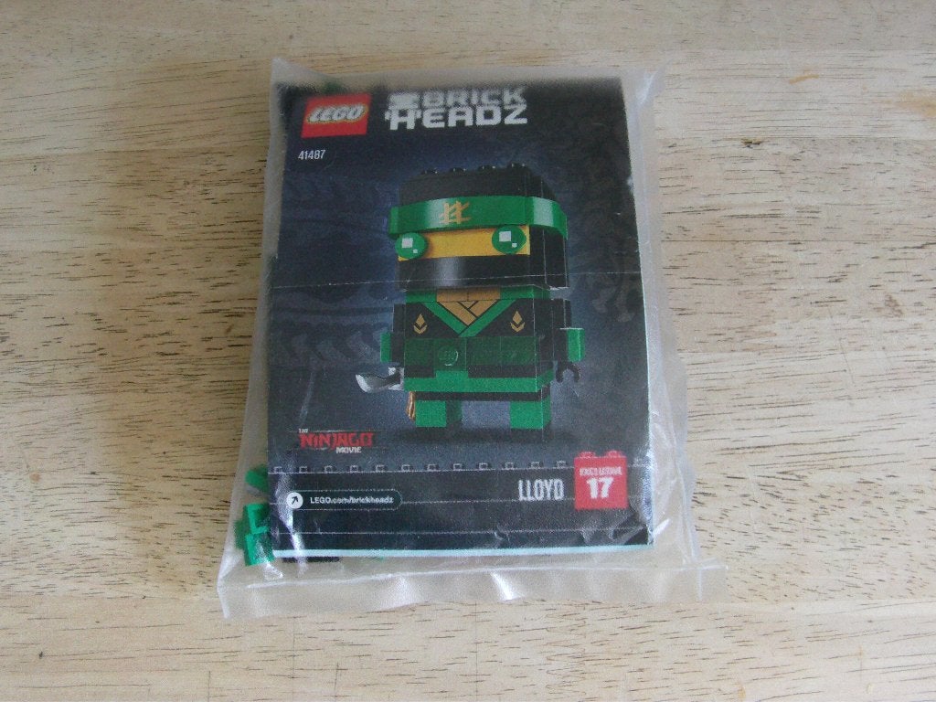 lego,  BrickHeadz: The LEGO NINJAGO Movie: LLOYD NR 17/41487, Gebruikt, BrickHeadz, Lego, Ophalen of Verzenden