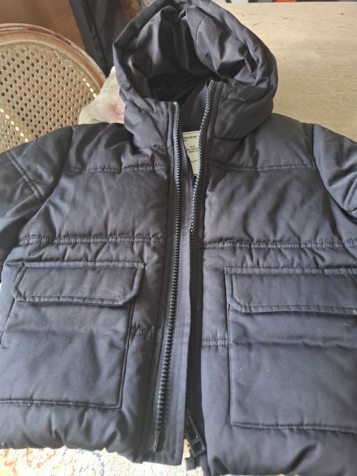 blouson enfant, Enlèvement