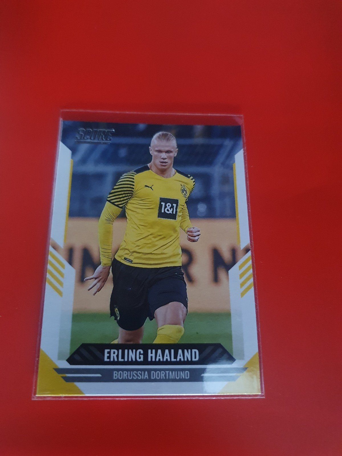 Erling Haaland Panini Score 2021, Hobby en Vrije tijd, Ophalen of Verzenden, Nieuw, Plaatje