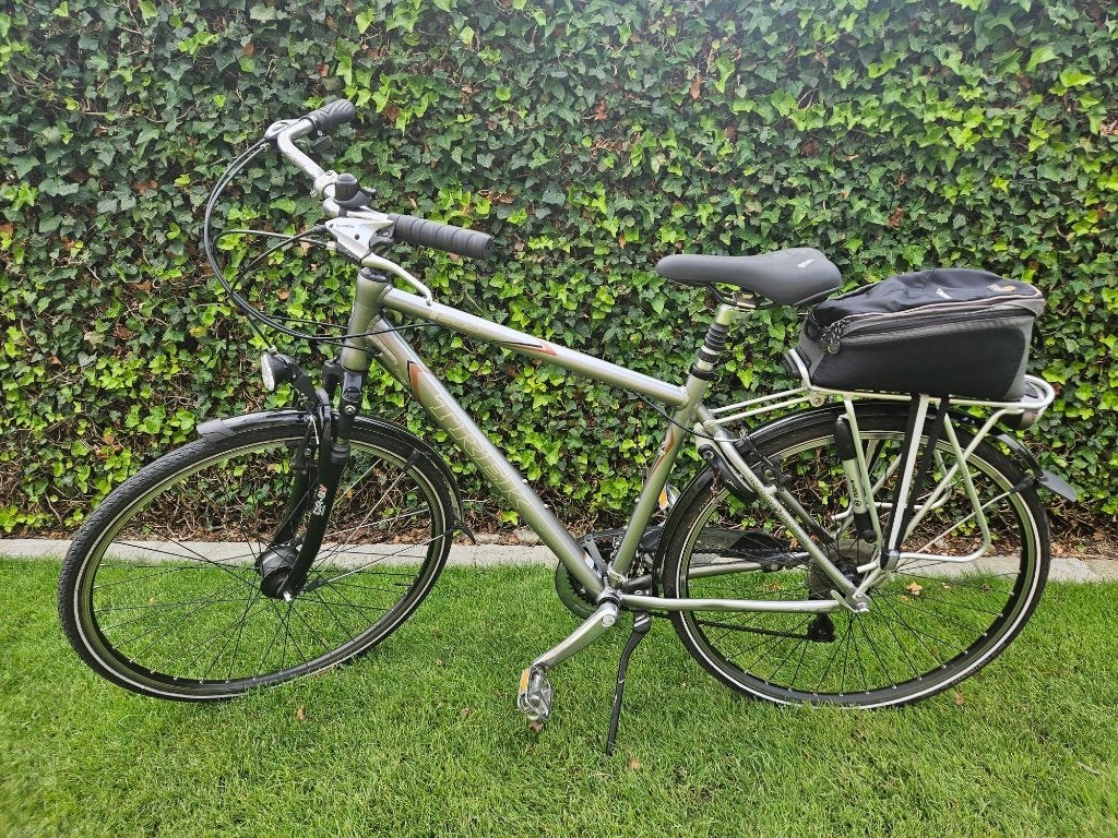 MOOIE TREK HERENFIETS maat 50, Fietsen en Brommers, Ophalen, Velgrem, Versnellingen, 49 tot 53 cm