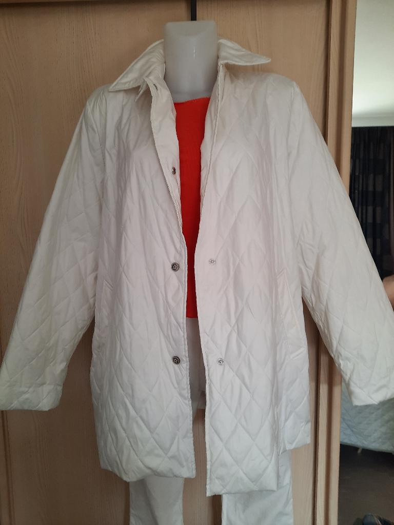 Gerry Weber lichte zomerjas, Wit, Maat 46/48 (XL) of groter, Ophalen of Verzenden, Zo goed als nieuw