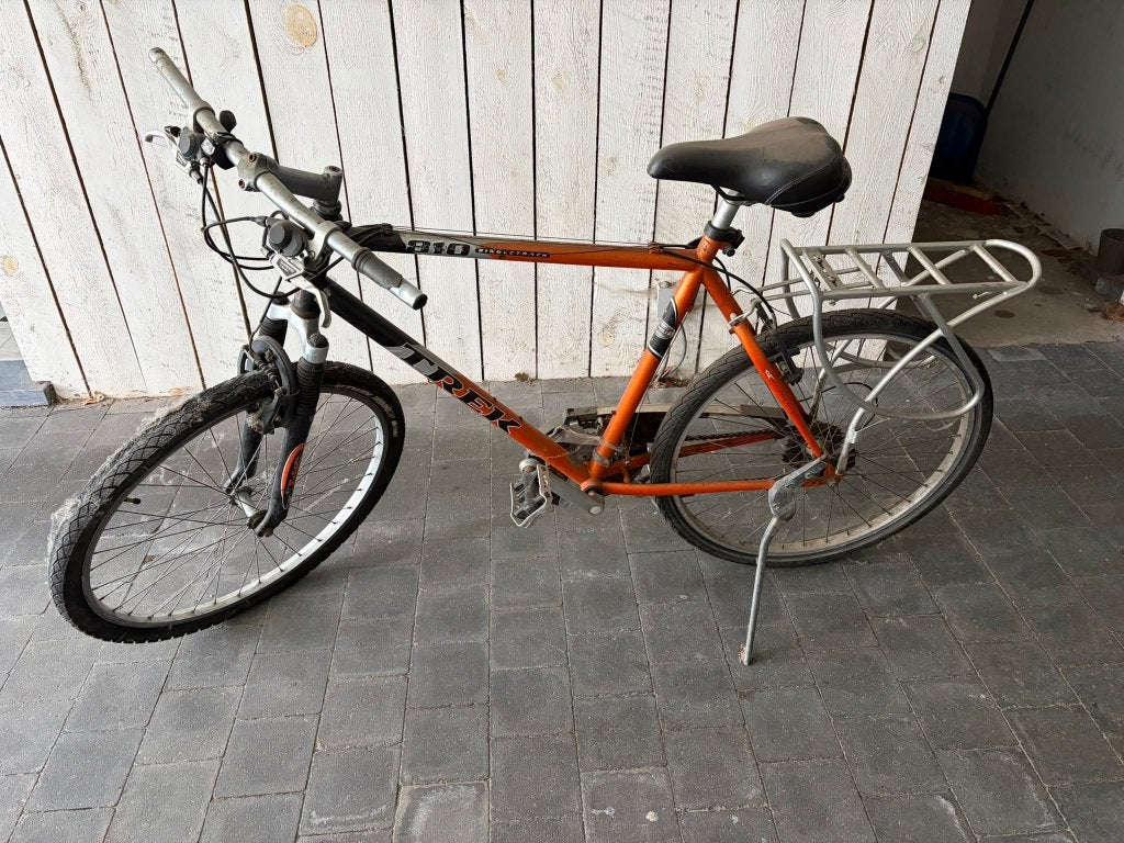 Trek Mountainbike oranje – met bagagedrager, Ophalen, Gebruikt, Overige merken
