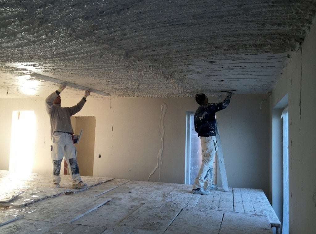 Plafonneur, plafonnage, cimentage, chape, faux plafond, Ophalen