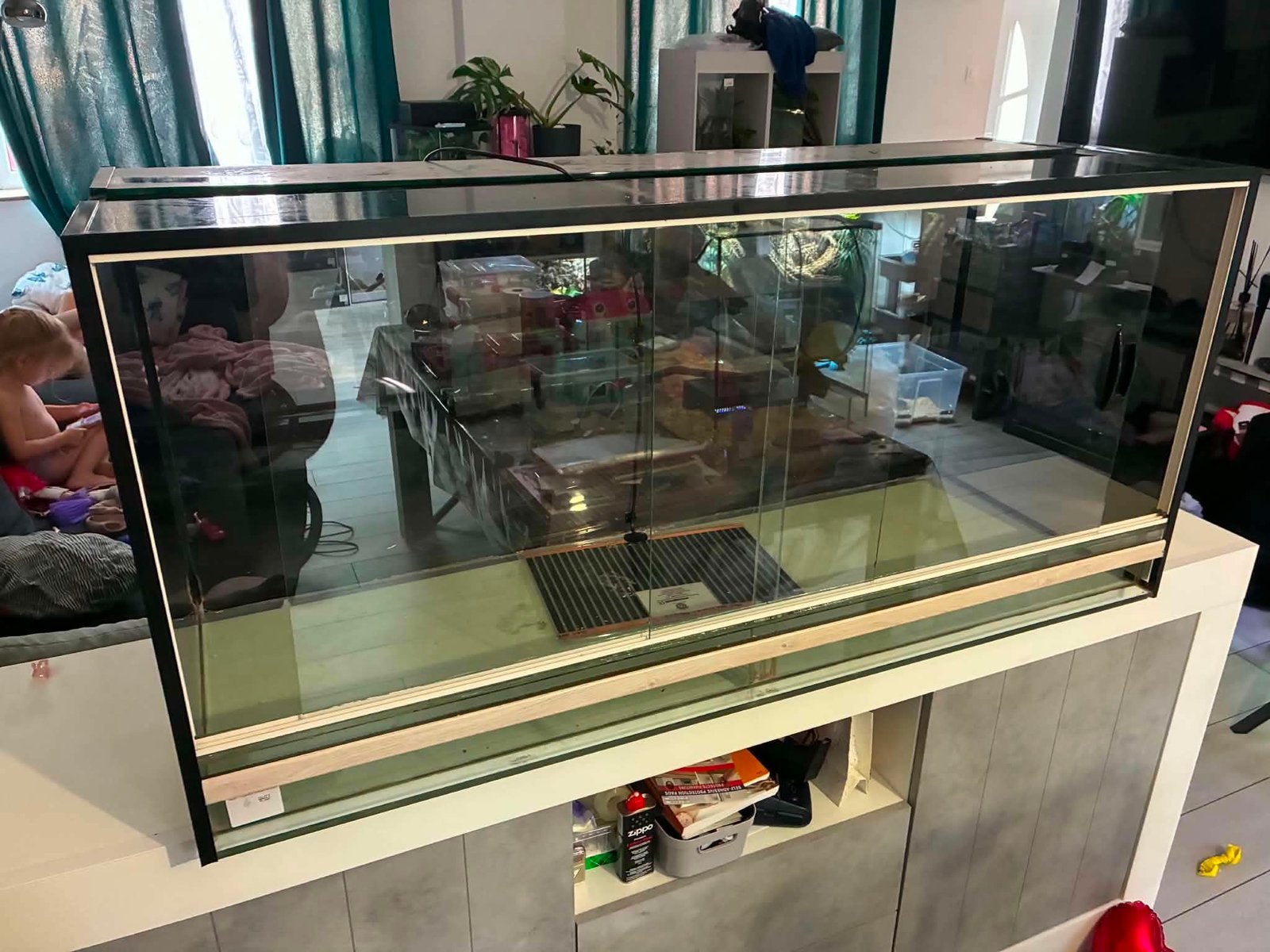 Terrarium 130x50x60, Animaux & Accessoires, Enlèvement, Comme neuf